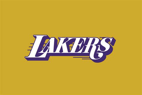 los angeles lakers script font